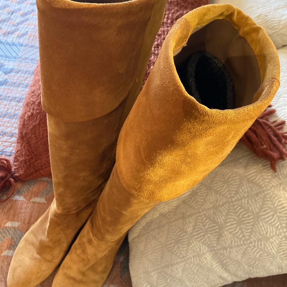 Ba&sh knee high two tones suede boots - Picture 7 of 16